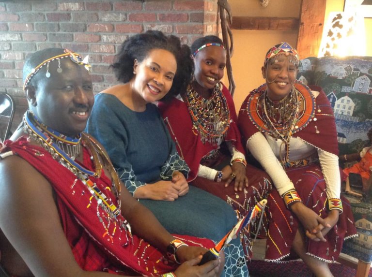 A Maasai cultural event popped up at the Barn House