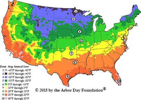 Since the temps have shifted, what is our hardiness zone?