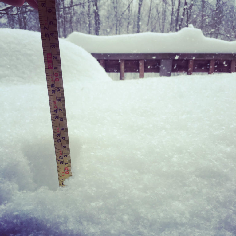 Heavy snow accumulation and barn roof safety