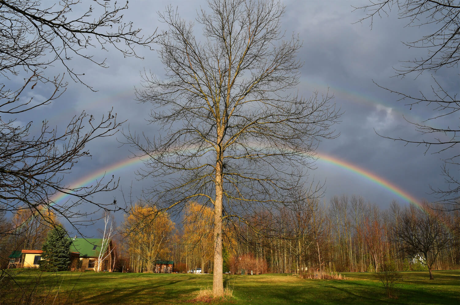 Easter Sunday Charlotte VT Rainbow