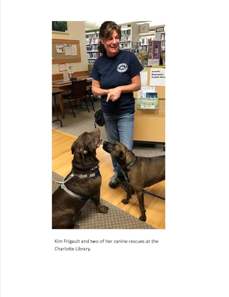 Puppy love at the Charlotte Library