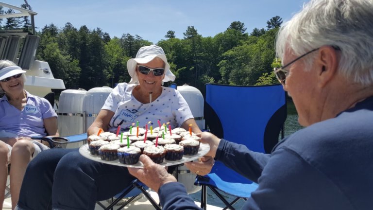 Birthday on the boat and summer fun