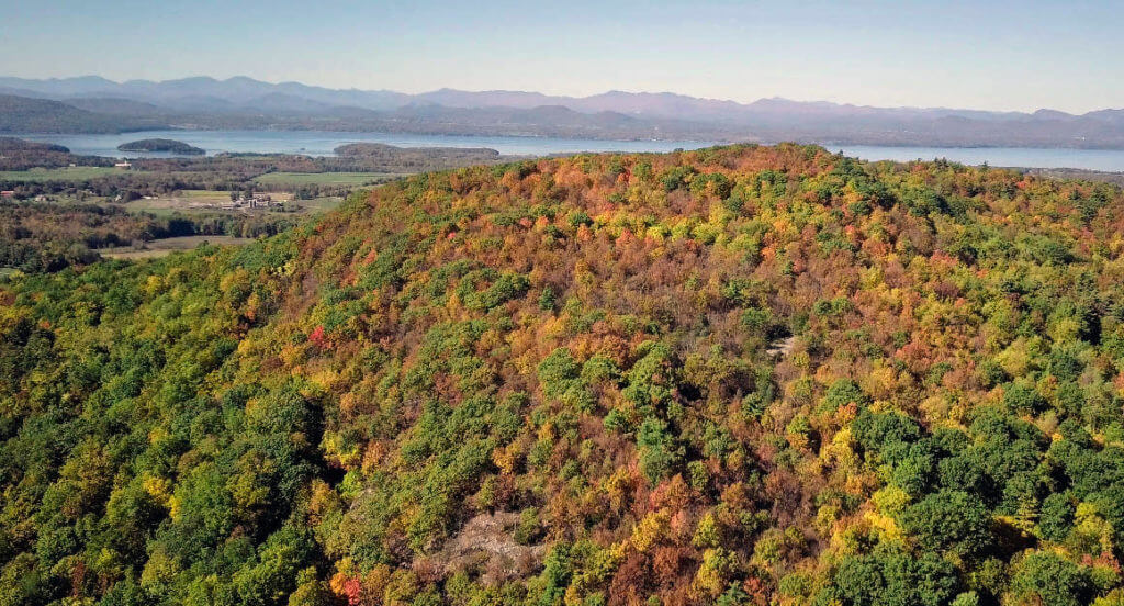 Pease Mountain on Oct. 12. looking west. Photo by John Miller