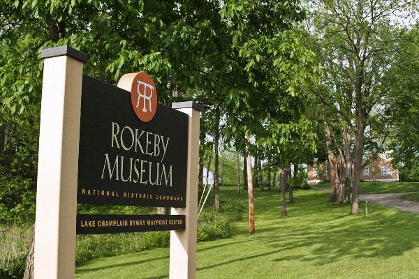 Rokeby-Museum sign and house