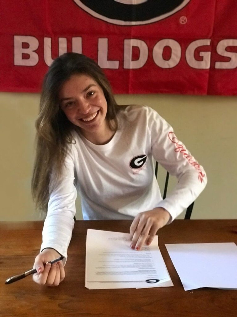 Adelaide Toensing to compete with University of Georgia