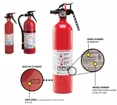 Line of common fire extinguishers recalled