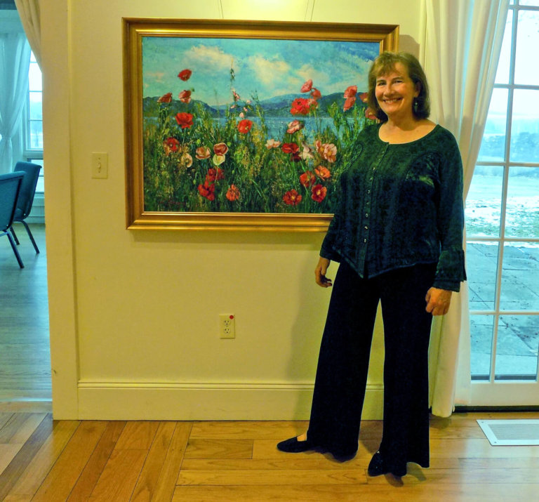Lillian Kennedy paintings on display
