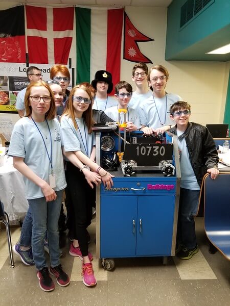Mater Christi Middle School Robotics competes in high school championship