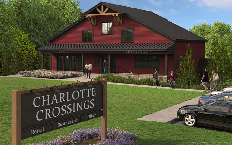 Charlotte Crossing at a crossroads