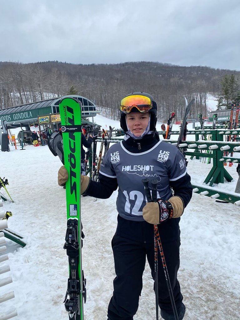 Ski-cross teenager competes at the next level