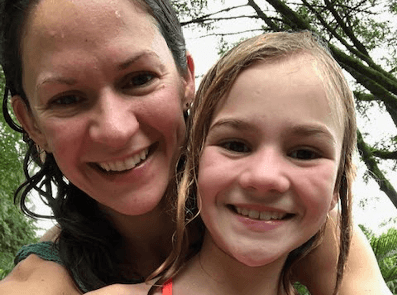 Reporter Eloise Glasscoe with her mother, Jessica. Courtesy photo.