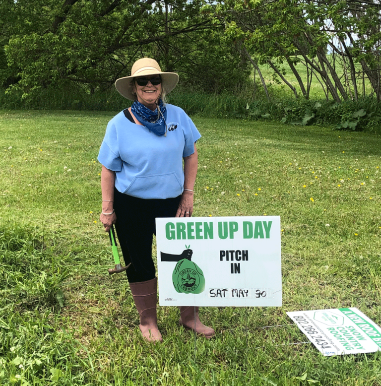 Electronic waste collection on Green Up Day