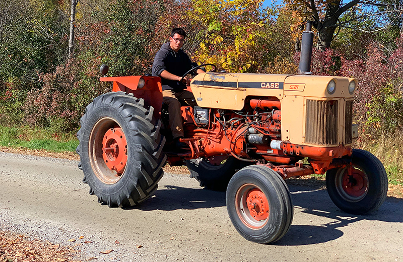 Nikolai Pughe doesn’t come from a family of farmers, but the desire to work on a farm is in his blood. Courtesy photo