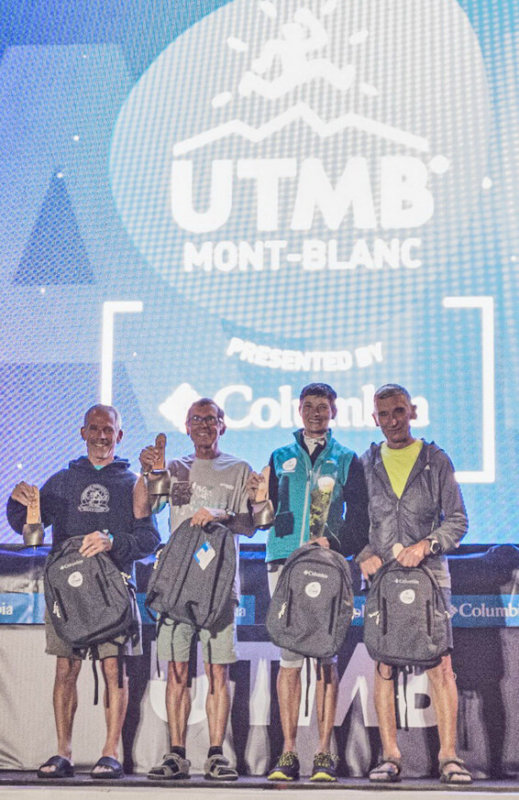 Jack Pilla, on the left, in second place on the podium at the TDS race in the Alps of Italy and France last September. The TDS race is part of the UTMB series around Mt. Blanc and is over 90 miles long with over 30,000 feet of ascent. There were over 2,000 participants.Courtesy photos