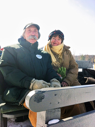 Kip and Mary Mesirow moved to Vermont from Berekeley, Ca. to be near his grandchildren. He works in copper fabrication and published a book about Japanese woodworking tools. Courtesy photo