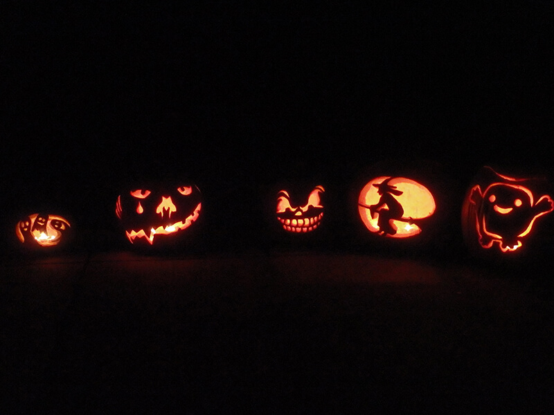 Carve your pumpkins and bring them to the library to be part of the pumpkin parade. Photo by Jessica Scriver