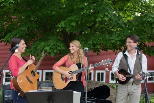 Left to right: Anna Pepin, Julia Beerworth and Colin McCaffrey. Photo contributed