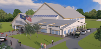 Concept rendering of a phased approach to the Charlotte Community Center