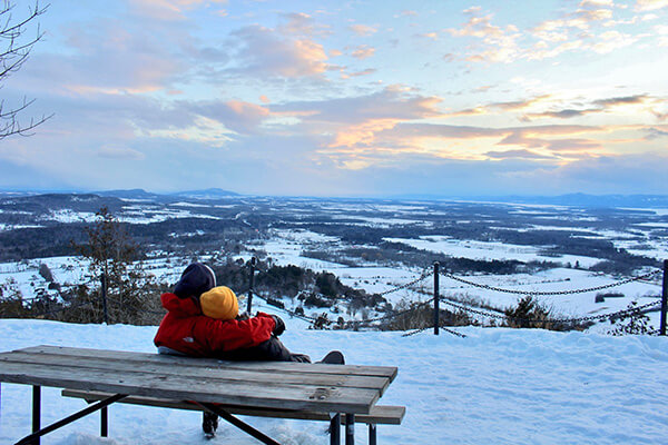 Restoration of Mt. Philo in the Winter Months