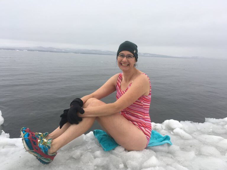 Susan Blood: Finding joy and meeting friends in a frigid lake