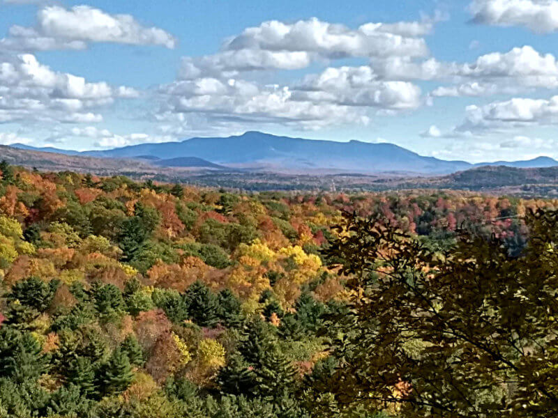 Photo by Mike Yantachka. A view of Camels Hump from Niquette State Park.