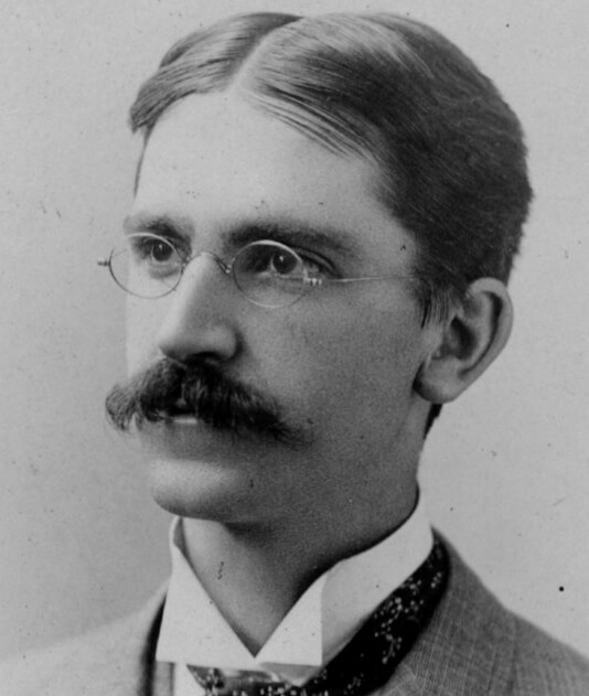 John Dewey as he appeared when teaching in Charlotte; public domain.