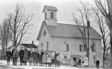 Lakeview School: courtesy Charlotte Public Library; Local History & Genealogy; Charlotte, Vermont Photos and Documents; Wallace McNeil Photos