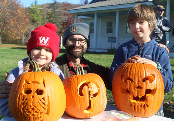 Photos by Scooter MacMillan From left, Juniper, Drew and Arlo Slabaugh’s creations were very inventive.