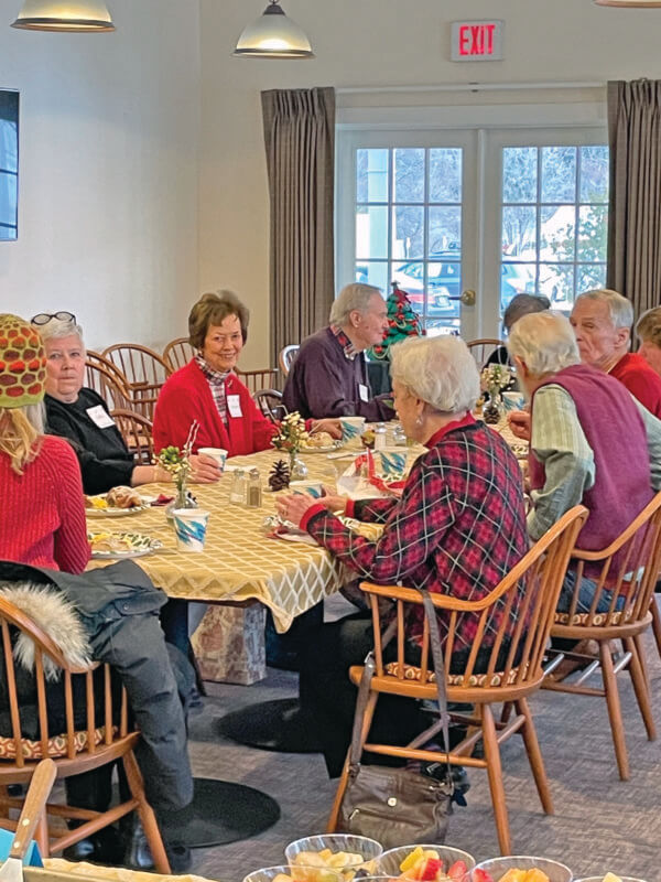 Photo by Lori YorkTwenty-two people joined at the senior center for a Christmas morning breakfast.