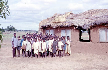 Courtesy photoAn agricultural school from 50 years ago that students attended until about the fifth grade, learning reading, writing and what were “modern” farming techniques at that time. When the Hydes were in Burkina Faso, the schools had almost no books, supplies or tools to demonstrate techniques and relied upon the ingenuity of the teachers, who did an amazing job with very little. Rural education has certainly improved since then.