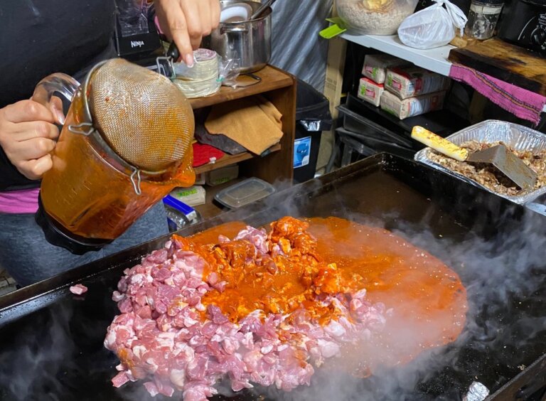 At Tacos Doña Alejandra, a migrant cooks up community