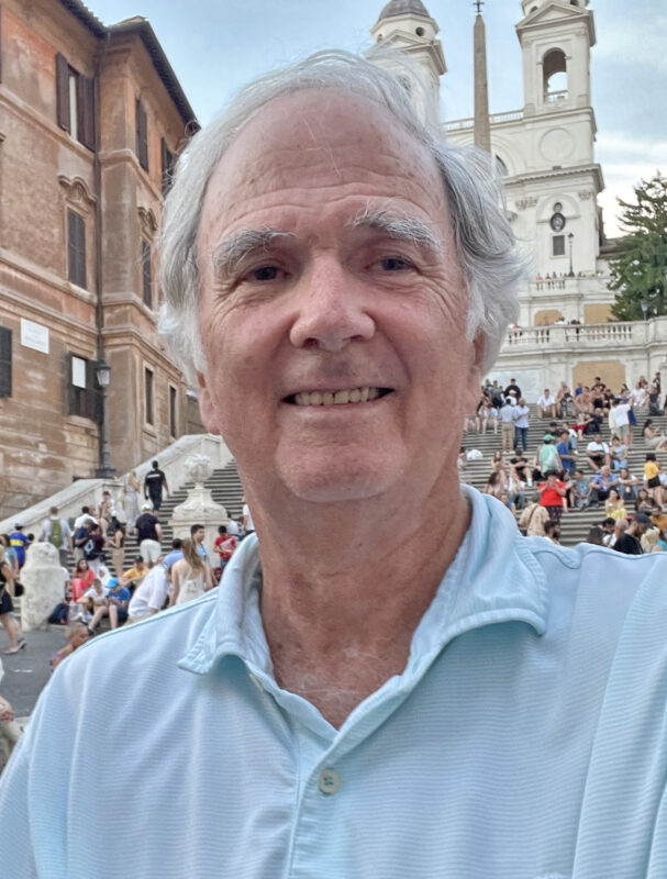 Courtesy photo. Peter Post on the Spanish Steps in Italy this June.