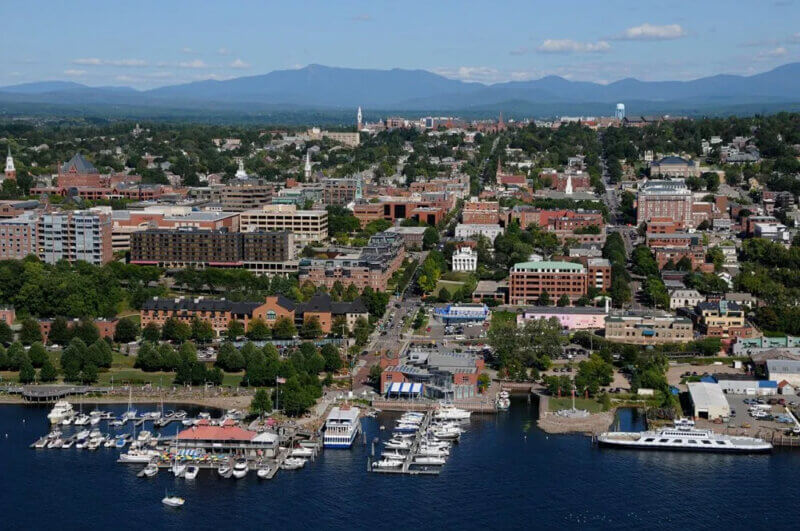 Courtesy photo. 
Lake Champlain and the Burlington waterfront.