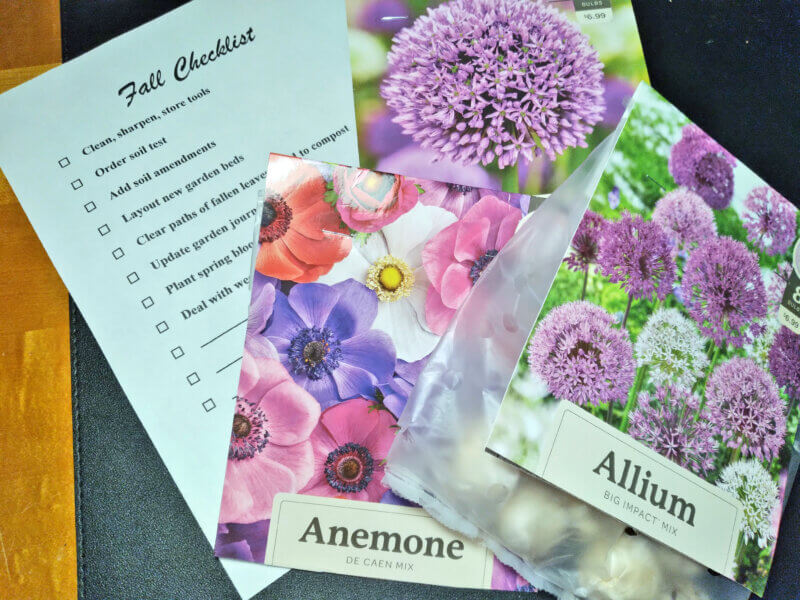 Photo by Deborah J. Benoit  Planning a spring garden in the fall by completing tasks such as weeding, testing soil, cleaning tools and taking a garden inventory will save time next year when it’s time to start the garden.