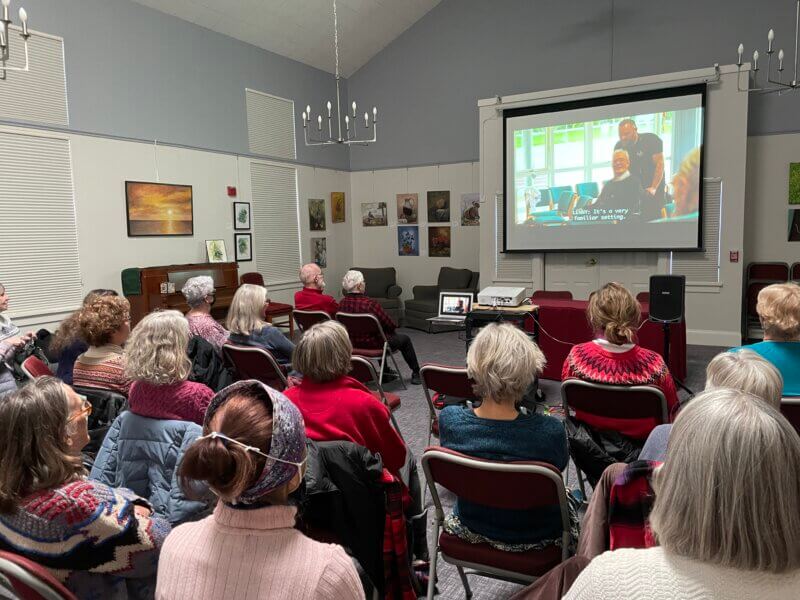 Photo by Lori York
The senior center hosted a screening of the Alzheimer’s Documentary ‘Keys Bags Names Words.’