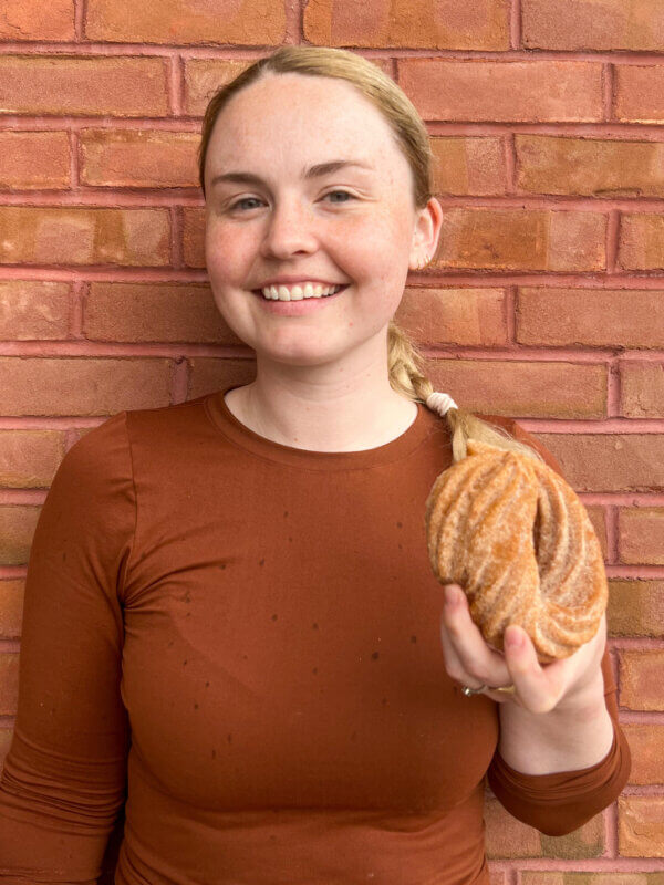 Photo by Maura Mead. 
Emma Slater’s Twisted Halo Donuts is named after the shape of her first creation.