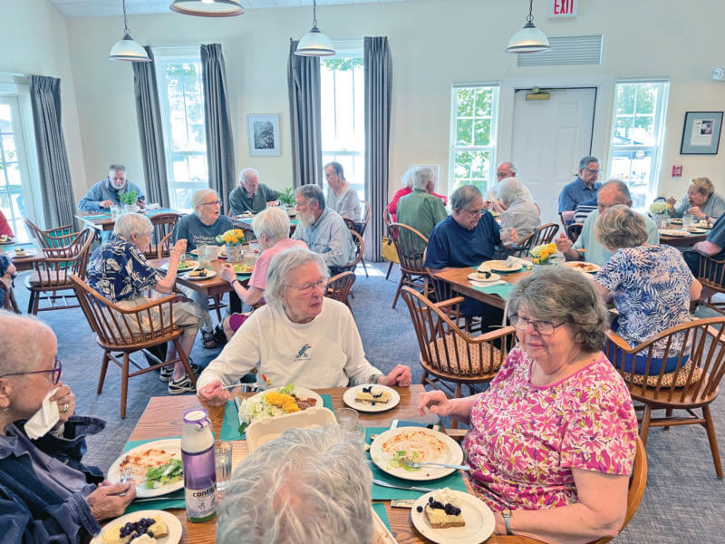 The weekly lunches always provide an opportunity for great conversation.