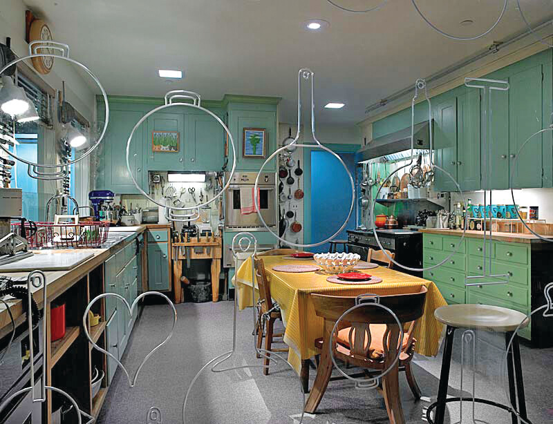 Courtesy of the Smithsonian. 
Julia Child’s home kitchen, with its hundreds of tools, appliances and furnishings, serves as the opening story of Smithsonian’s National Museum of American History’s exhibition on food history.