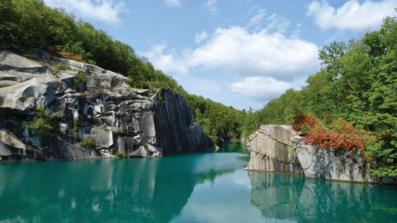 Courtesy photo. The Rock of Ages quarry in Barre, the largest operating deep-hole, dimension granite quarry in the world, makes a great day trip.