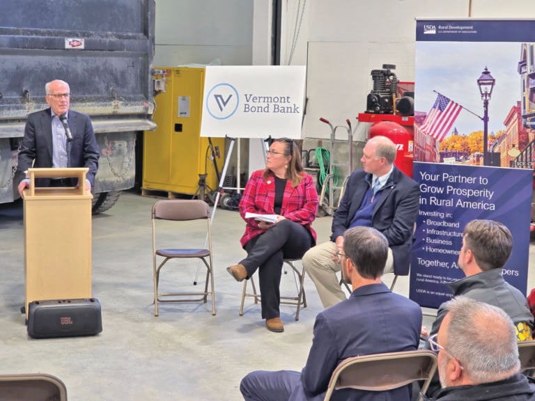 State officials tout innovative garage solar power funding