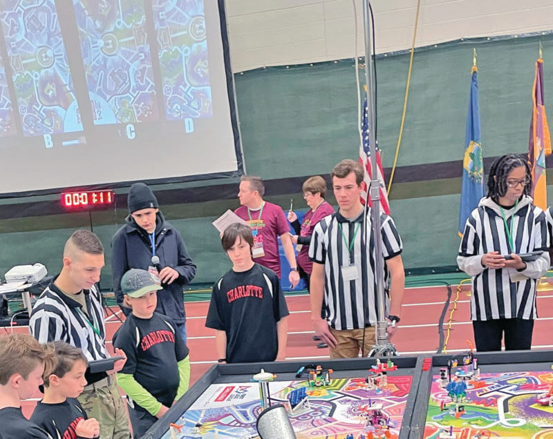 Courtesy photo.
Last year’s First Lego League state championships at Norwich University.