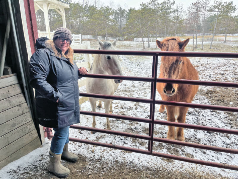 Photos by Brett Yates. When Era MacDonald started Merrymac Farm Sanctuary about eight years ago, she didn’t realize how much impact the farm would have on people. Now, there are about 100 regular volunteers.