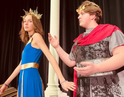 Photo courtesy of Youth Opera Company. The Youth Opera Company’s performance of ‘Dido and Aeneas’ at the Mount Abraham Union High auditorium.