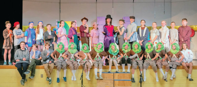 Photo by Studio 2N. A large and enthusiastic cast performed ‘Willy Wonka Jr.’ on June 5-7.